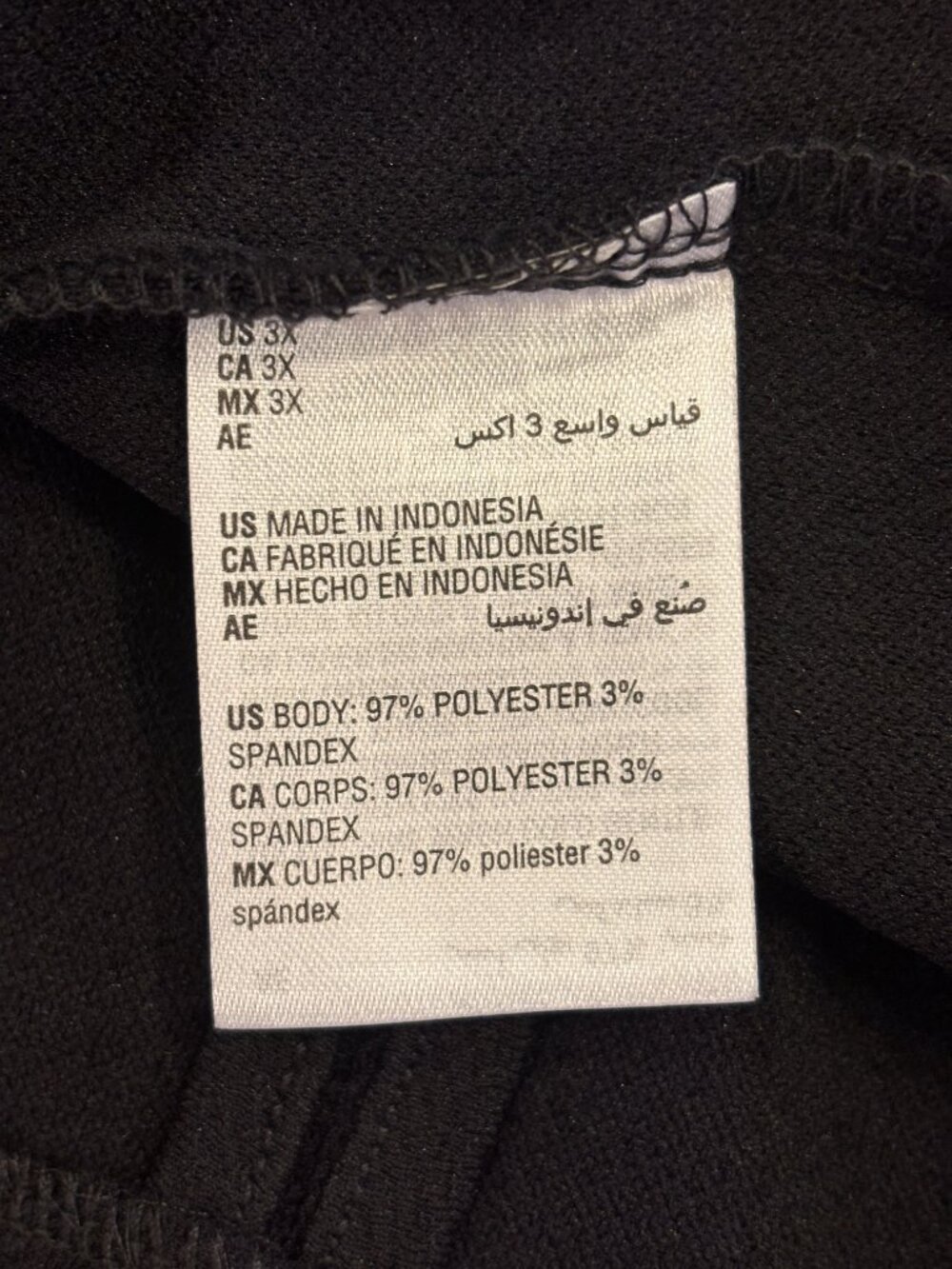Bar III Black Open Front Blazer 3/4 Sleeve 3X NWT - Picture 6 of 7